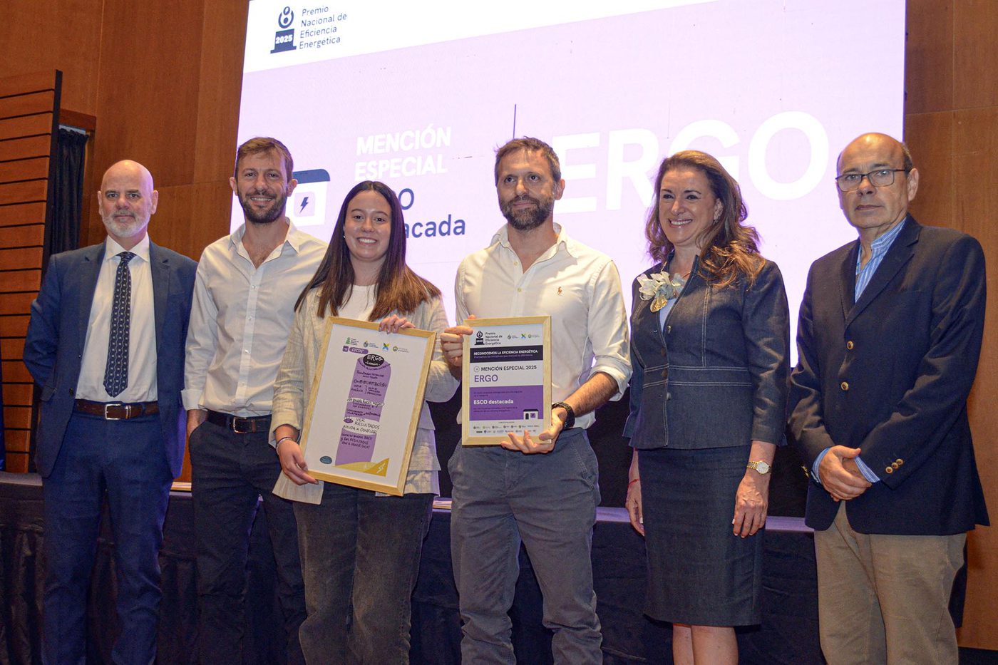 ERGO recibe la Mención Especial como ESCO destacada en el Premio Nacional de Eficiencia Energética 2025
